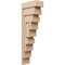 Ekena Millwork 5"W x 10"D x 30"H Thin Landon Rough Cedar Woodgrain TimberThane Corbel, Primed Tan CORUR05X10X30LANRCPR - alternate 1